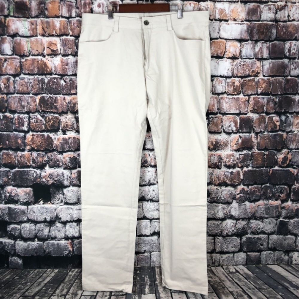 CALVIN KLEIN Men's White PANTS 33 32